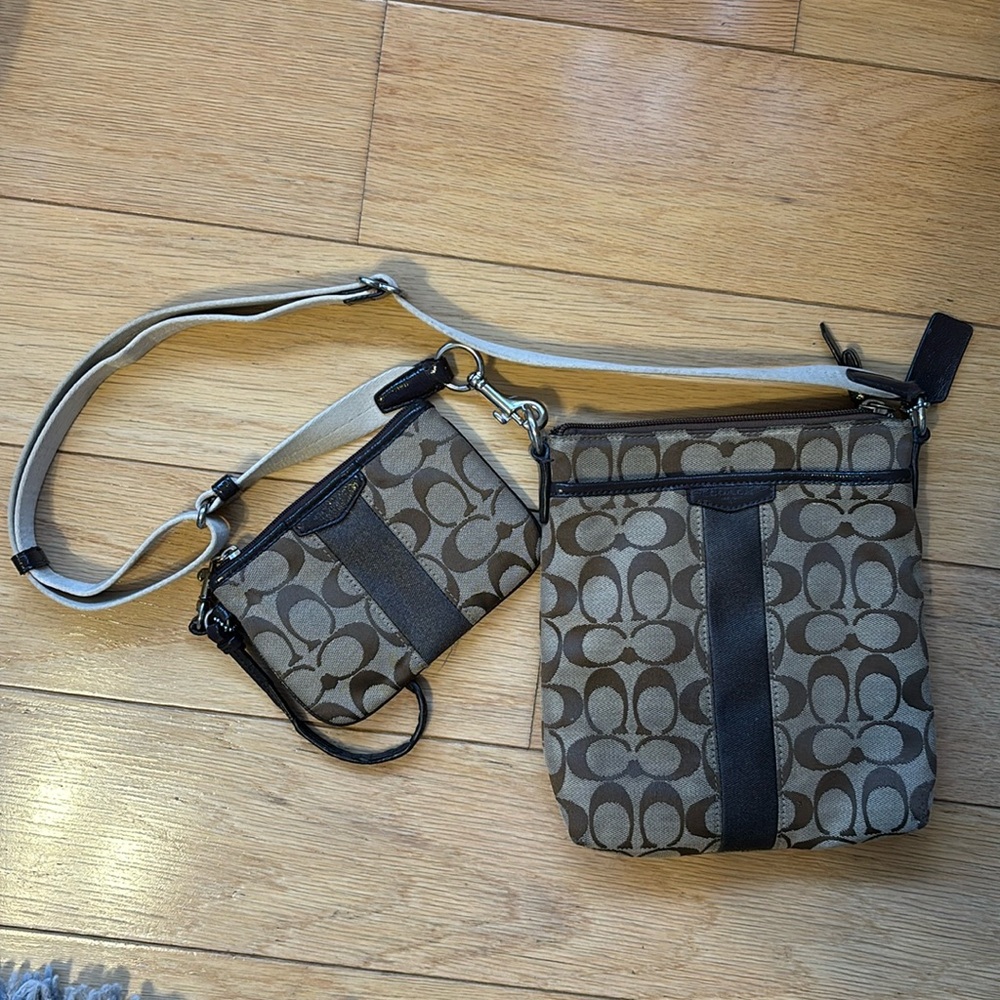 Coach crossbody and wallet